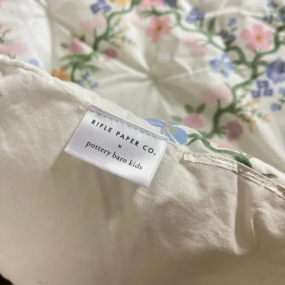 Pottery Barn Kids x Rifle Paper Co. Floral Trellis Comforter Only Twin Preowned